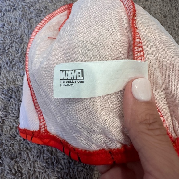 Marvel Spider-Man Mask Beanie Hat Costume Cosplay 2T 3T 4T 5T Kids - Picture 4 of 4